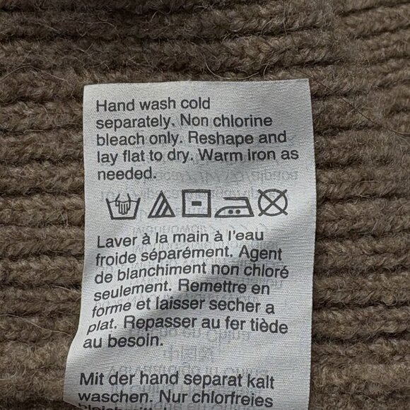 J CREW Women Longline Sweater Size XS Tan Double Breasted Cardigan Stylish 61-7 - Picture 7 of 10